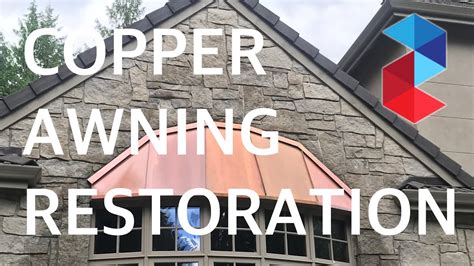 youtube copper awning cleaning